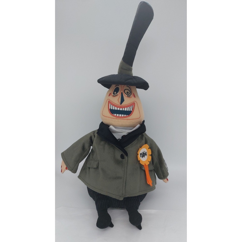 NIGHTMARE BEFORE CHRISTMAS‎  17" Animated/Musical MAYOR Spinning Head PLUSH DOLL
